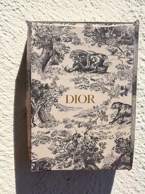 Dior Toile de Jouy Gold-Rimmed Notebook NEW